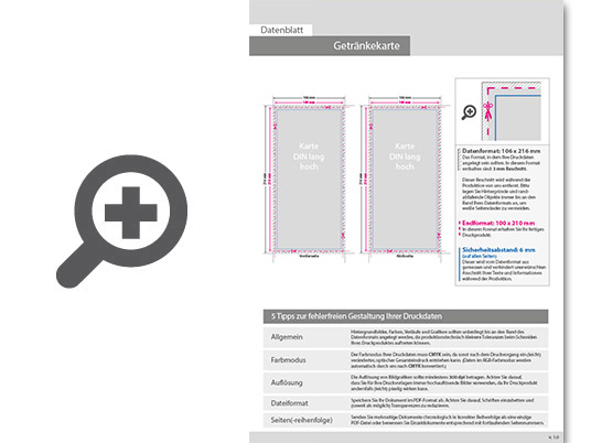 Product Bild getr__nkekarte_din_lang_(10_0_cm_x_21_0_cm)__beidseitig_bedruckt